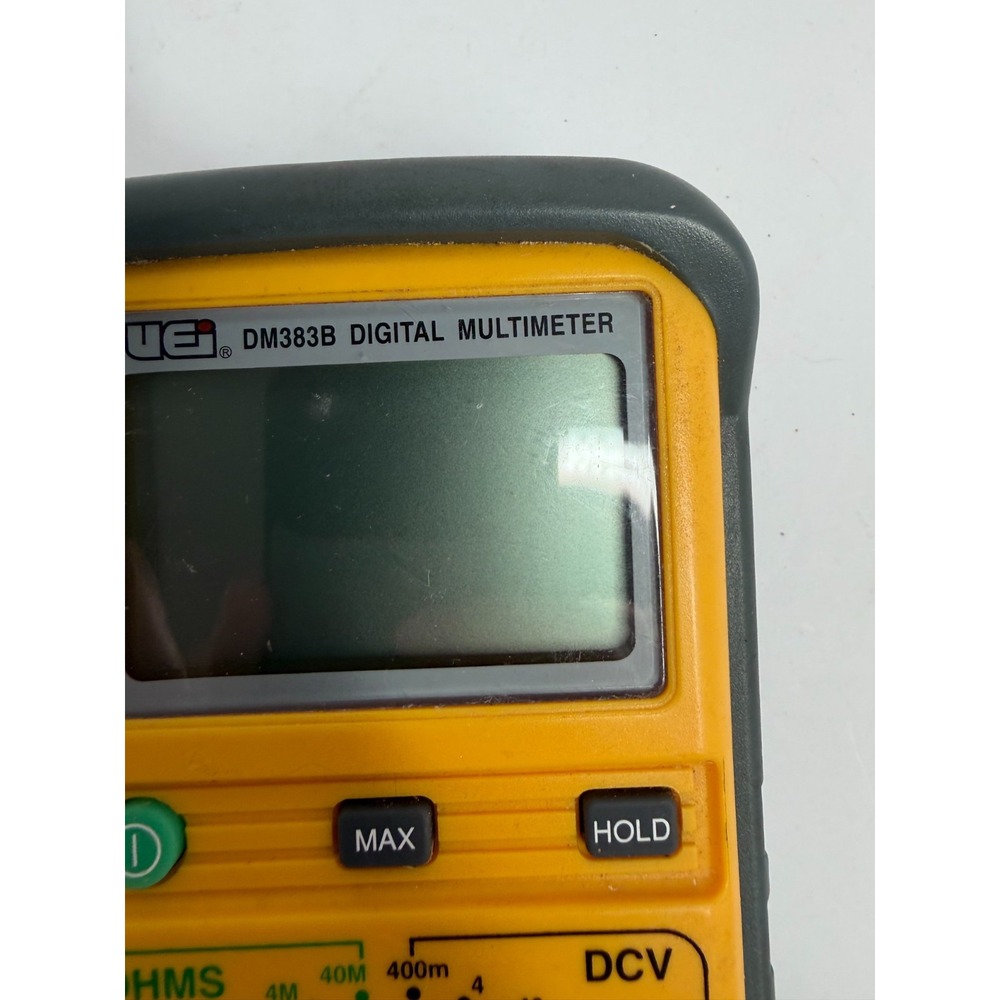 UEi DM383B Digital Multimeter HVAC AC DC Volt Ohm Meter‎ Test Leads Case Tested - Picture 4 of 5